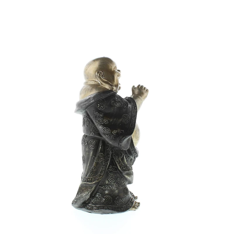 Standing Happy Buddha Figurine 6" x 4" x 10