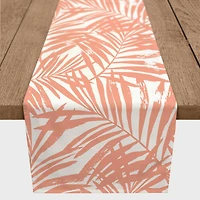 Tropical Leaves Table Runner