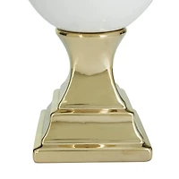 Gold Dolomite Glam Vase, 15" x 8" x 8"