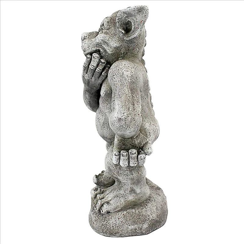 Design Toscano 14.5" Plato the Ponderer Gargoyle Imp Statue