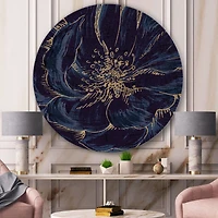 Designart - Dark Rose Gilded Gold