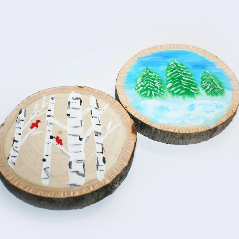 Wilson® Enterprises 25 Pack Basswood Coasters Seconds