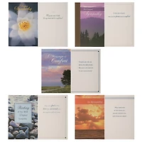JAM Paper 4" x 6" Assorted Deepest Sympathy Cards & Envelopes, 10ct.