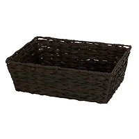 Household Essentials Dark Brown Wicker Storage Basket Set