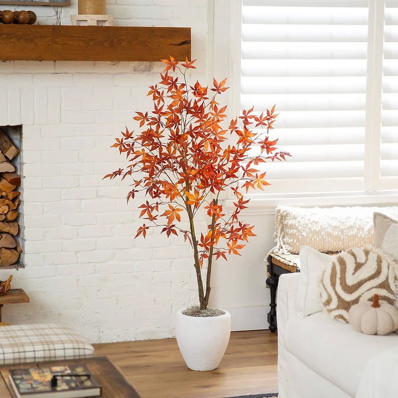 5ft. Autumn Japanese Maple Artificial Fall Tree