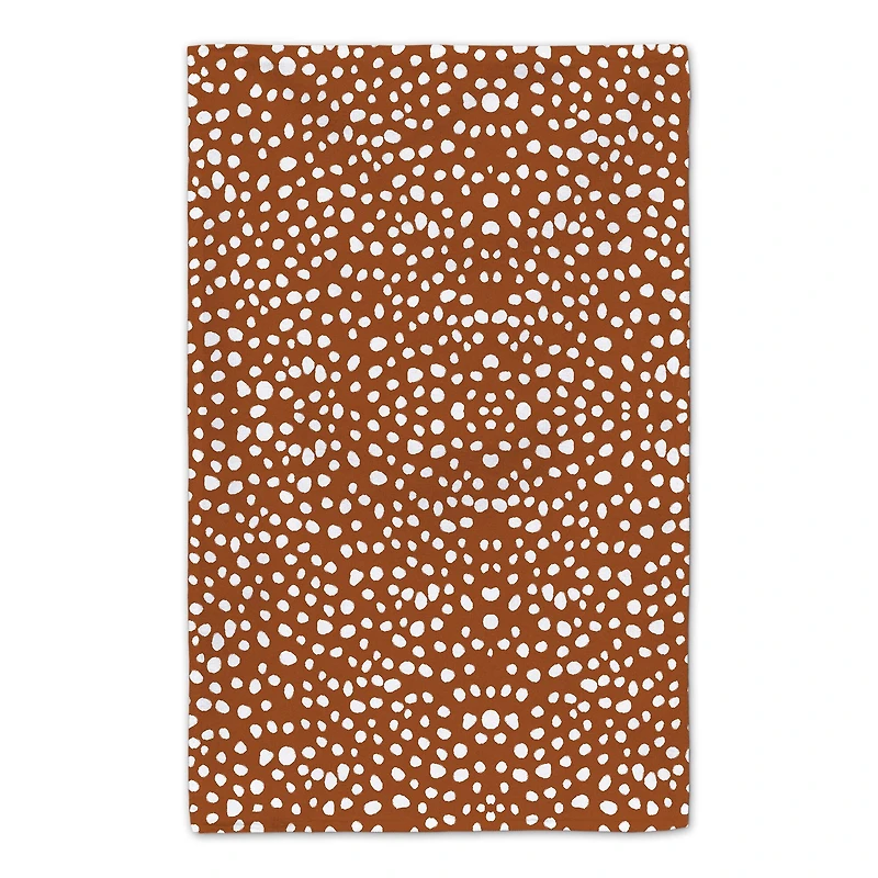 Terracotta Spots 16" x 25" Tea Towel Set of 2