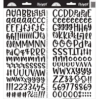 Doodlebug Design Inc.™ Abigail™ Font Alpha Cardstock Stickers