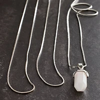 12 Packs: 3 ct. (36 total) 30" Rhodium Snake Chain Necklaces by Bead Landing™