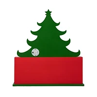 Glitzhome® 15.25" Lighted Christmas Tree Advent Calendar Décor