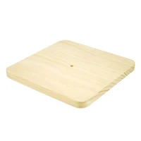 10" Unfinished Wooden Clock by Make Market®