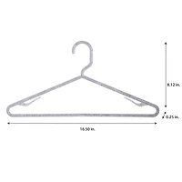 Simplify Grey Granite Look Design Hangers, 10ct.