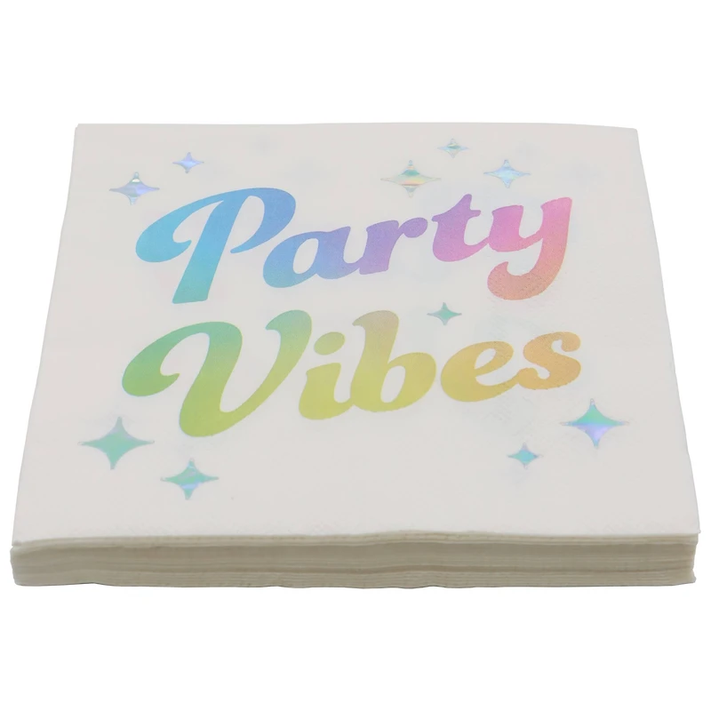 12 Packs: 20 ct. (240 total) Party Vibes Lunch Napkins by Celebrate It™