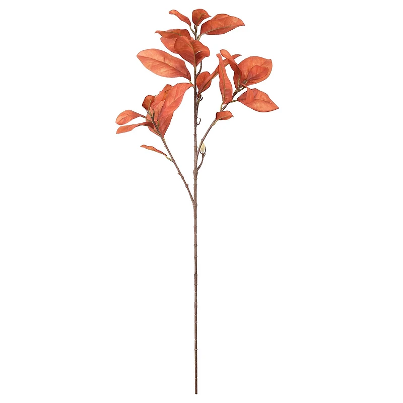 37" Orange Magnolia Leaf Stem by Ashland®