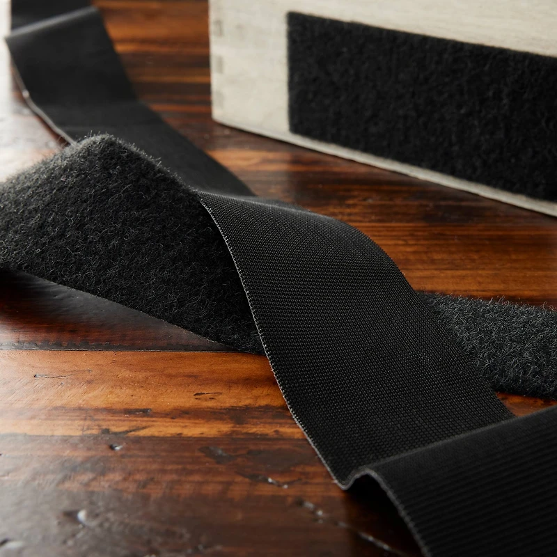 6 Pack: VELCRO® Brand Black Industrial Strength Tape, 4ft.