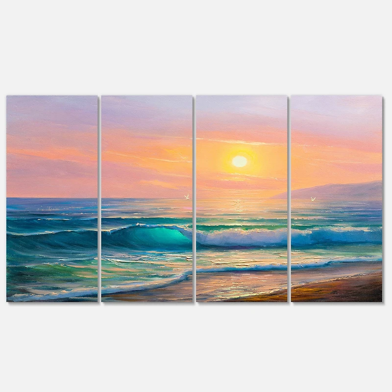 Designart - Sunset view at the sea