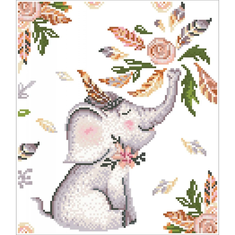 Diamond Dotz® Intermediate Flower Shower Diamond Painting Kit