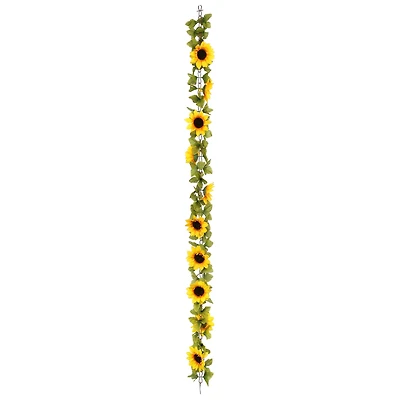 6ft. Yellow Sunflower Chain Garland by Ashland®