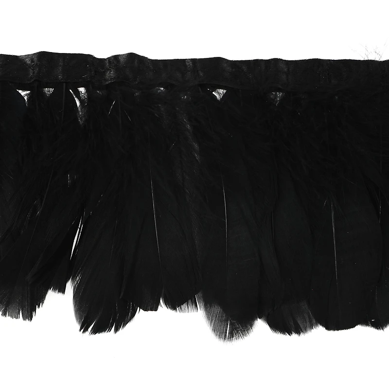 6" Natural Feather Trim by Celebrate It