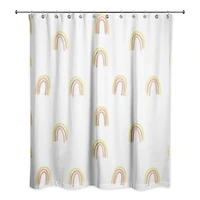 Random Rainbow Pattern 71" x 74" Shower Curtain