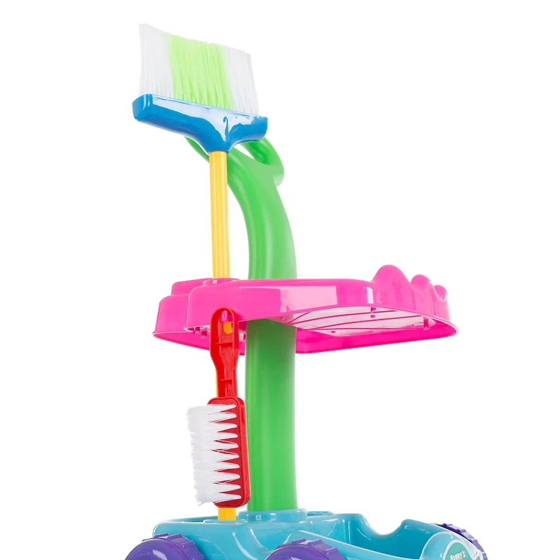 Toy Time Play Housekeeping & Janitor Cart Toy Cleaning Set