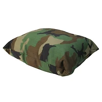 17" Woodland Camo Patio Furniture Throw Pillow