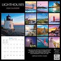 TF Publishing Lighthouses Wall Calendar