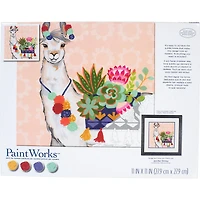 Dimensions® PaintWorks™ Paint-by-Number Kit, Canyon Llama