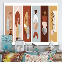 Designart - Minimalistic Compostion of Organic Shapes V