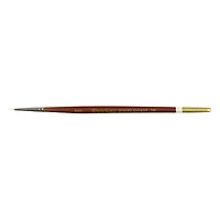 Robert Simmons White Sable Short Handle Round Brush, Size 8/0