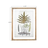 Hello Honey® Botanical Print on Textured Material Wood Framed Wall Décor Set