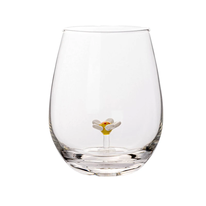 Hello Honey® 4.75" Round Stemless Wine Glass Set