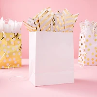 Medium White Paper Bags by Celebrate It™