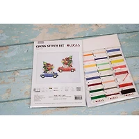 Luca-s The Gift Car Plastic Canvas Counted Cross Stitch Kit