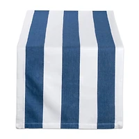 DII® 108" Navy & White Dobby Stripe Table Runner