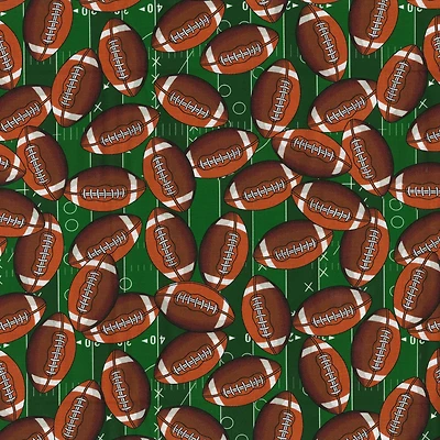 Fabric Traditions Football Toss Cotton Fabric