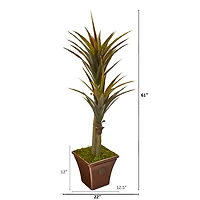5ft. Green Yucca Tree in Planter