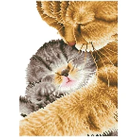 Diamond Dotz® Intermediate Tender Moment with Frame Diamond Painting Kit