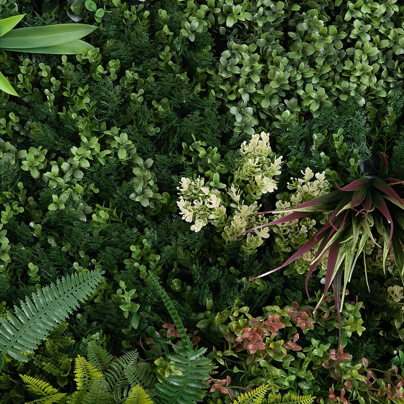 38" Framed Madagascar Forest Artificial Living Wall Art Panel