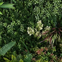 38" Framed Madagascar Forest Artificial Living Wall Art Panel