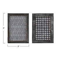 Hello Honey® 2 Pack Black 5" x 7" Photo Frame