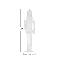 Hello Honey® 11.25" Clear Acrylic Nutcracker Figurine