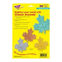 Trend Enterprises® I Heart Metal Leaves Classic Accents® Variety Pack, 3 Packs of 36