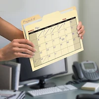 Find It Trading Manila Calendar Folder, 12ct.