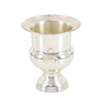 10" Silver Traditional Metal Wine Bucket