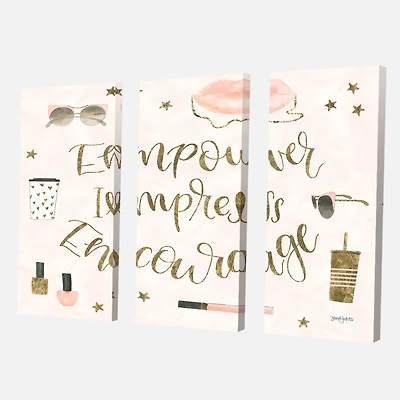 Designart - Glam Pink Ladies V