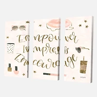 Designart - Glam Pink Ladies V