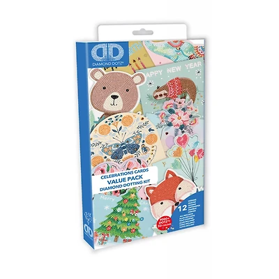 Diamond Dotz® Beginner Greeting Card Variety Pack Diamond Painting Kit