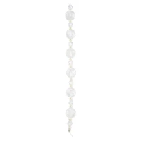 Snowflake Lampwork Glass Round Bead Mix by Bead Landing™