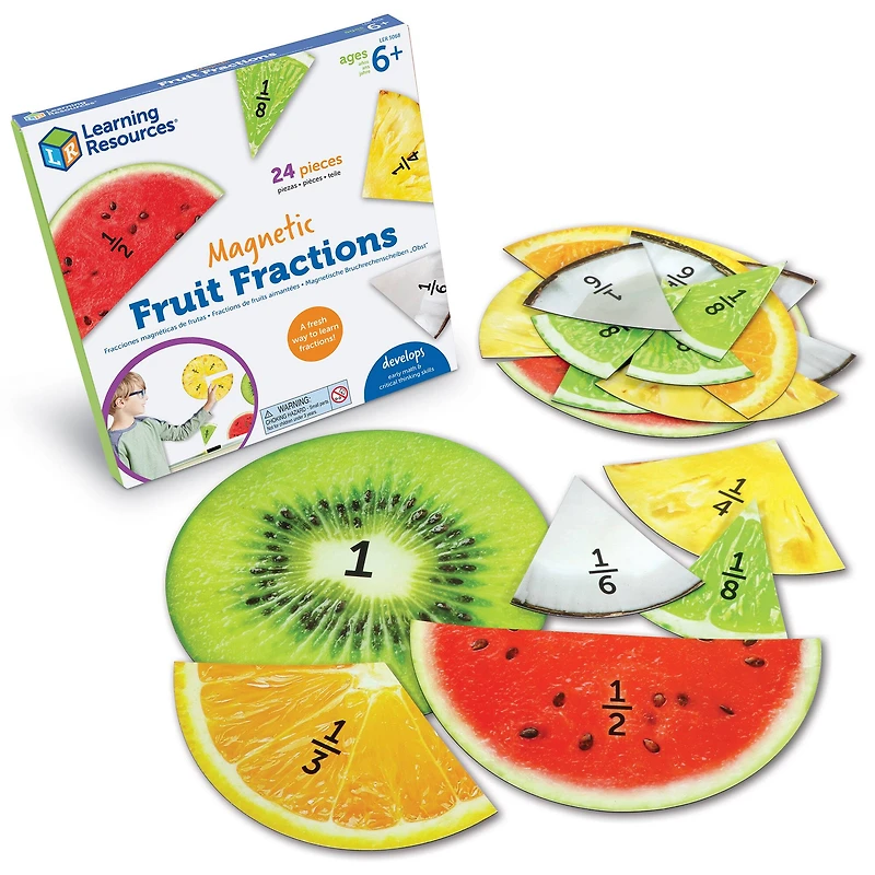 Learning Resources Magnetic Fruit Fractions