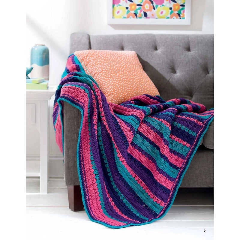 Leisure Arts® A Year Of Afghans No.17 Crochet Book